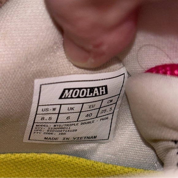 Moolah Triple Double Straight to the Baja Women's Basketball Sneakers Sz 8.5 - Picture 8 of 10